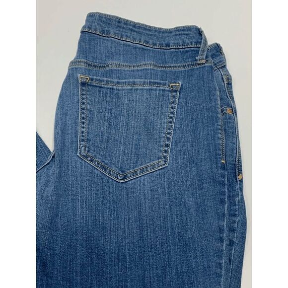 Old Navy Womens Indigo Rockstar Acadia Skinny Denim Jeans Size 14 Regular - Picture 4 of 8